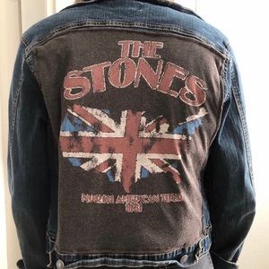 1981 Rolling Stones Tour Denim Jean Jacket